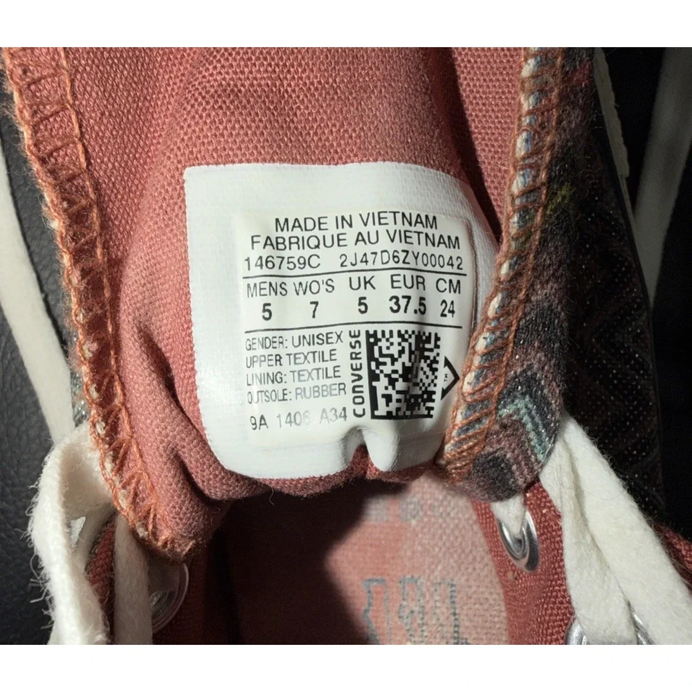 Converse x Missoni Chuck Taylor High Tops Women 7 Men 5 - Picture 5 of 8